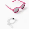 Sunglasses with Level 3 UV Protection for Girls, Pink