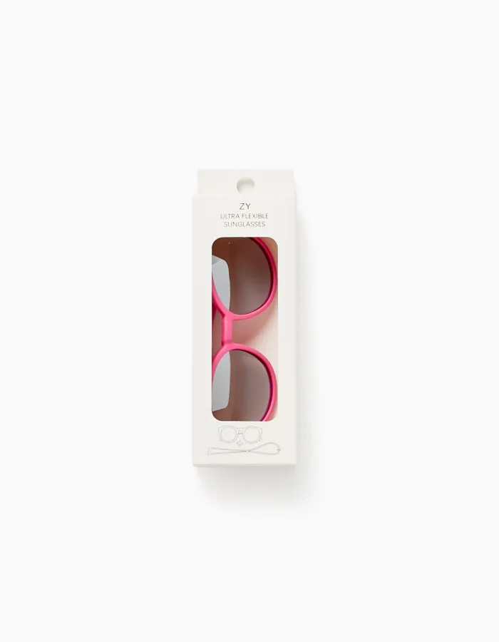 Sunglasses with Level 3 UV Protection for Girls, Pink