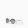 Sunglasses with Level 3 UV Protection for Girls 3-5y, White