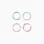 Pack of 4 Hair Elastics for Baby and Girl, Multicolour