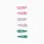 Pack of 6 Bright Hair Clips for Babies and Girls, Lilac/Pink/Green