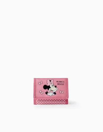 Fabric Wallet for Girls 'Minnie', Pink