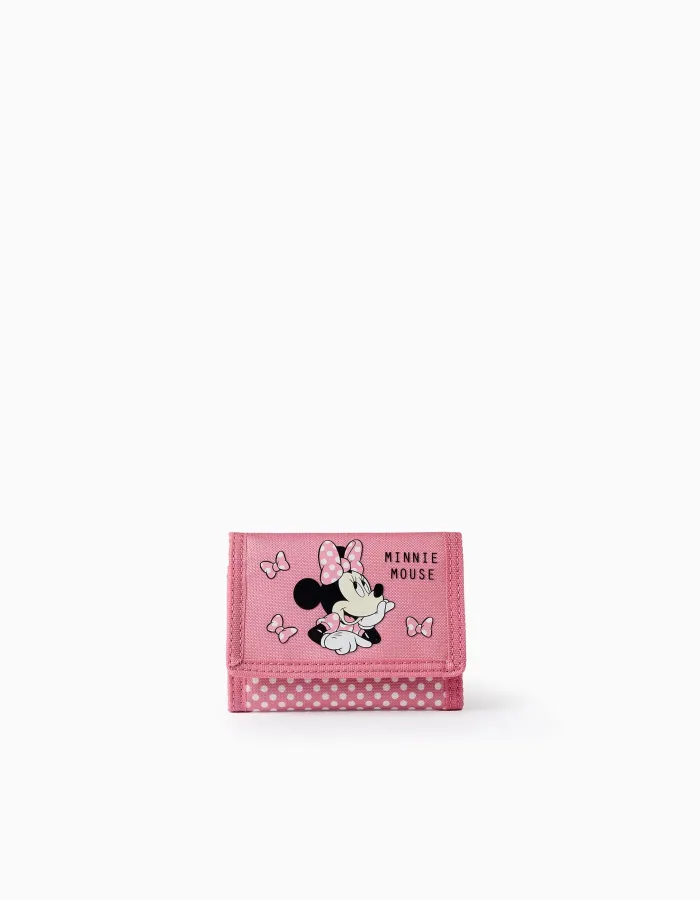 Fabric Wallet for Girls 'Minnie', Pink