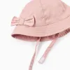 Twill Hat with Bow for Babies and Girls, Pink