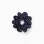 Dark Blue Polka Dot Scrunchie for Babies and Girls