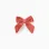 Hair Clip with Corduroy Bow for Babies and Girls, Terracotta