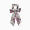 Checked Scrunchie with Bow for Babies and Girls 'B&S' , Multicolour