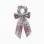 Checked Scrunchie with Bow for Babies and Girls 'B&S' , Multicolour