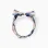 Checked elastic headband with bow 'B&S' for babies and girls, multicolour