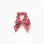 Velour Scrunchie with Bow for Babies and Girls, Pink