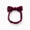 Velvet headband with bow for babies and girls, burgundy