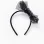 Velour Headband with Tulle Bow for Babies and Girls 'Spider', Black