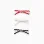 Pack of 3 Hais Clips with Greek Ribbons for Girls, White/Red/Pink/Blue