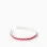 Headband with Greek Ribbons for Girls, White/Red