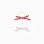 Pack of 2 Hair Bobbles with Greek Ribbons for Girls, White