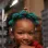 Knitted Headband with Star for Babies and Girls 'Christmas', Green