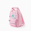 Backpack with Stitch and Angel print for girls, pink