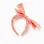 Alice band in broderie anglaise with bow for girls, orange