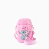 Phone bag with Stitch and Angel print for girls, pink
