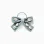 Hair bobble with bow and cowrie shells for girls, light green