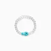 Beaded bracelet with fish-shaped pendant for girls, multicolour