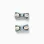 Pack of 2 hair clips with cowrie shells for babies and girls, green