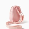 Phone bag with Stitch print and adjustable strap for girls, light pink