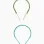 2-Pack Colourful Beaded Headbands