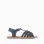Leather Sandals for Girls, Dark Blue