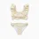 Floral Bikini with Ruffles for Girls, Multicolour