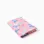 Cotton beach towel with Stitch motif for girls, pink