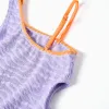 SWIMSUIT POLYESTER, LIGHT LILAC