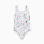 Swimsuit with print Carolina Celas x Zippy for girls, white