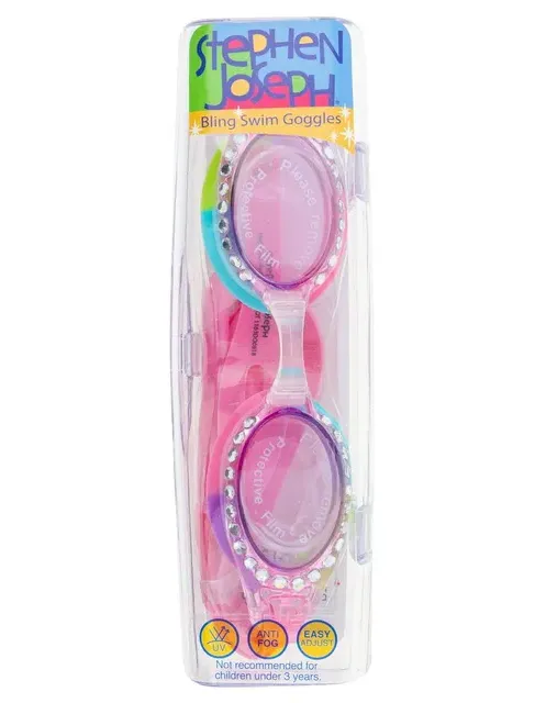 Stephen Joseph - Sparkle Swim Goggles - Light Pink