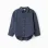 Loose Fit Vichy Shirt for Girls, Dark Blue