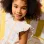 Checked cotton blouse with ruffles B&S for girls, white/yellow/blue/red