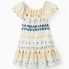 Ethnic Pattern Dress for Girls, Multicolour