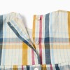 Cotton Checked Dress for Girls 'B&S', Multicolour