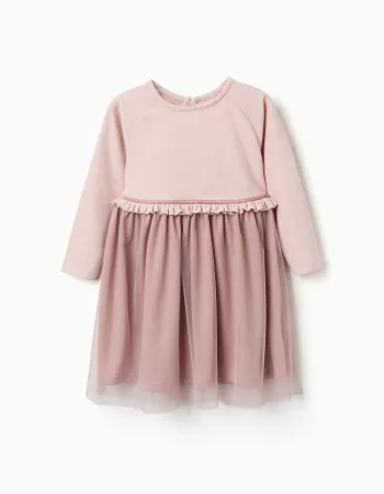 Dress tull, light pink