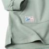 Brushed hooded dress with Stitch print for girls, light green
