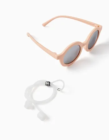 Level 3 UV Protection Sunglasses for Baby Girls, Light Pink