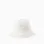 Cotton hat with broderie anglaise for babies and girls, light beige