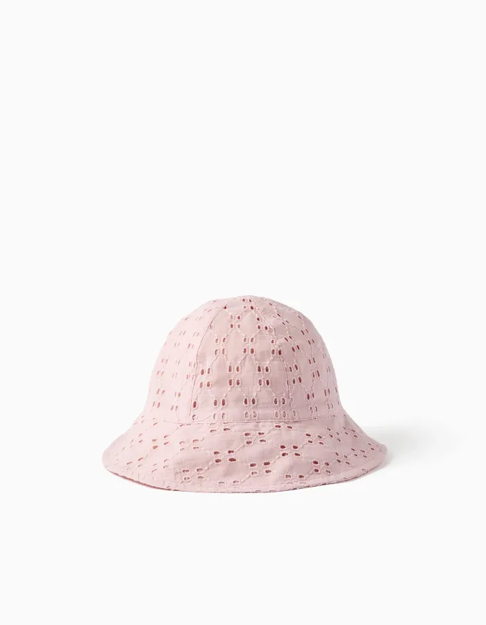 HAT EMBROIDERY, LIGHT PINK