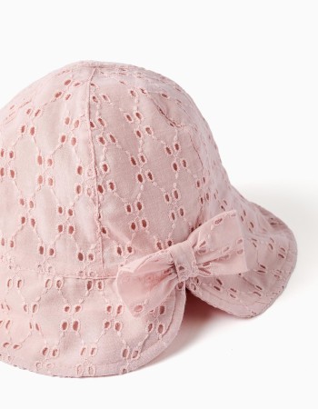 HAT EMBROIDERY, LIGHT PINK