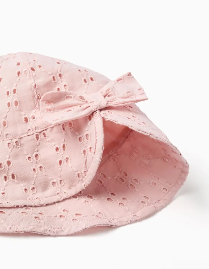 HAT EMBROIDERY, LIGHT PINK