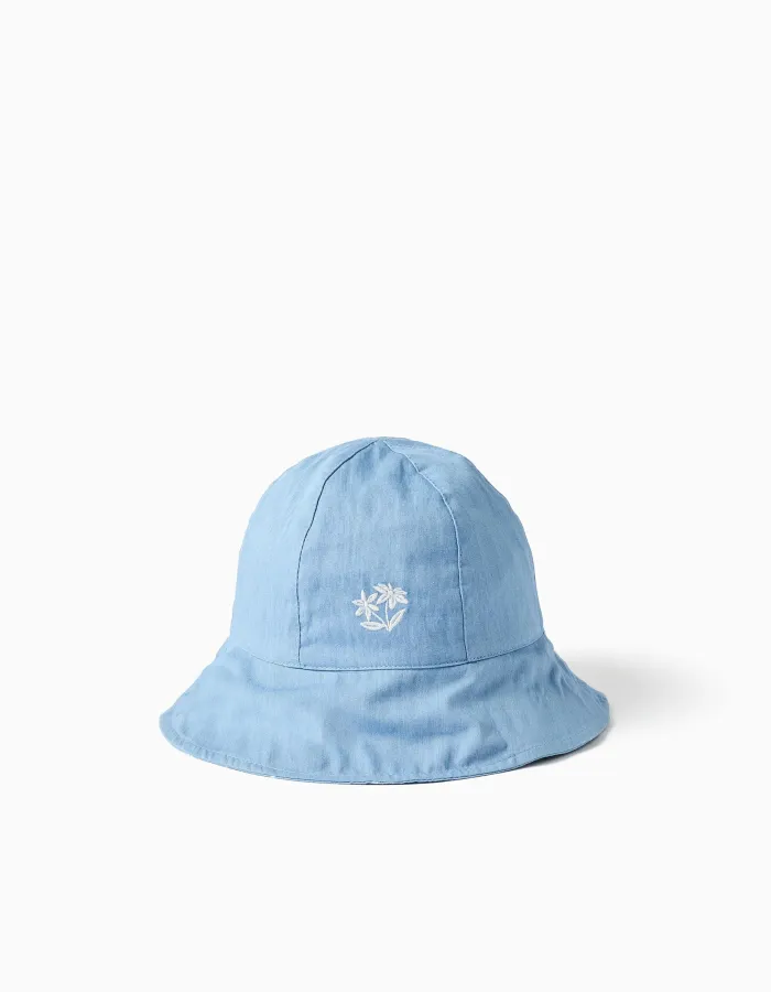 HAT COTTON, LIGHT BLUE