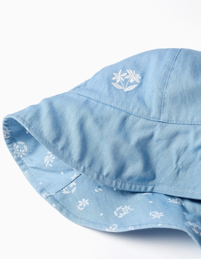 HAT COTTON, LIGHT BLUE