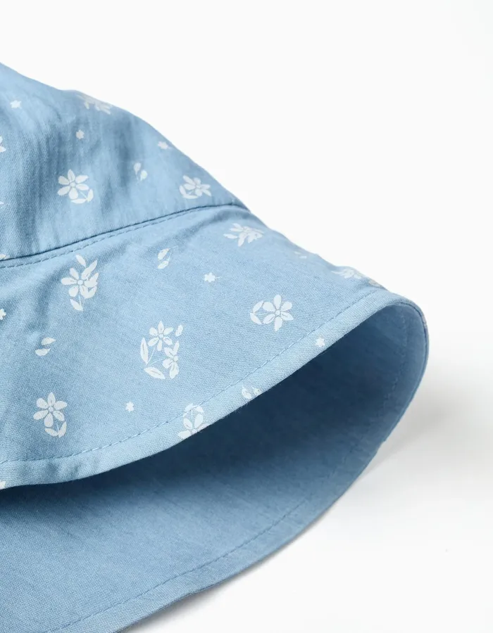 HAT COTTON, LIGHT BLUE