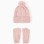 Set beanie gloves, Pink