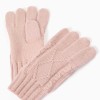 Set beanie gloves, Pink